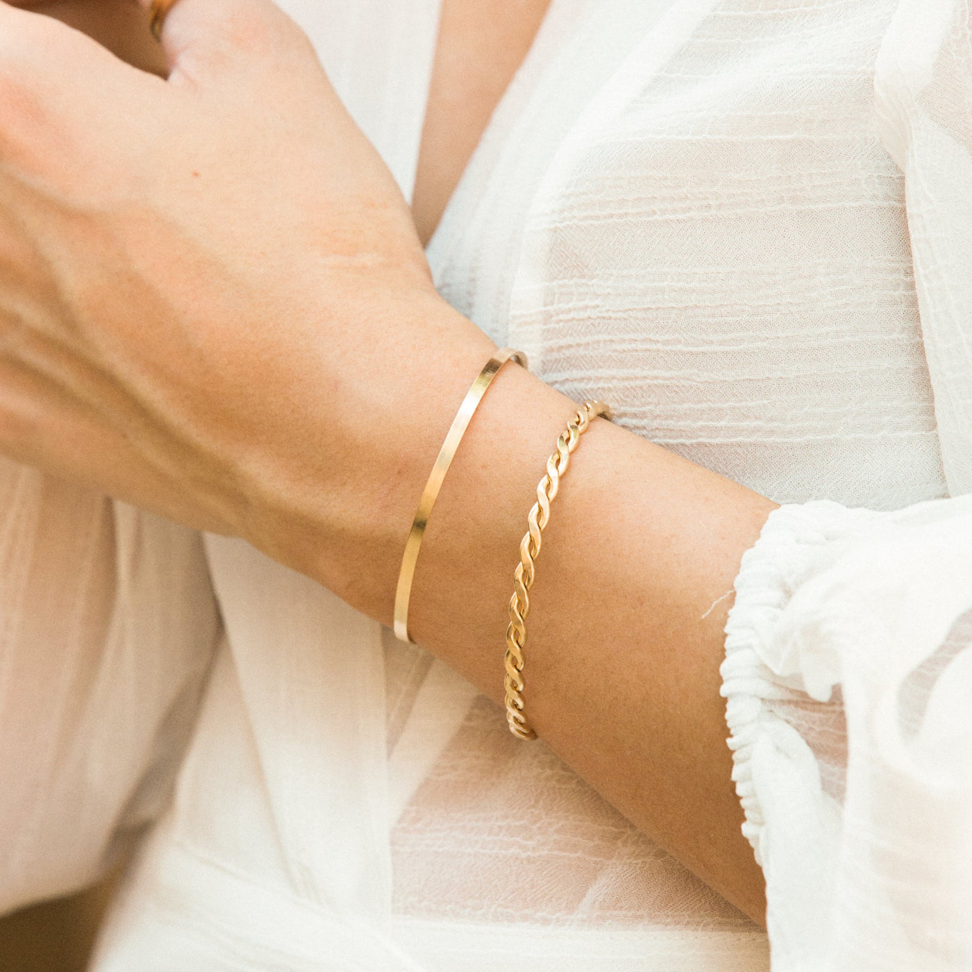 Fine Cord Twisted Bracelet | Dainty Otiumberg Jewellery