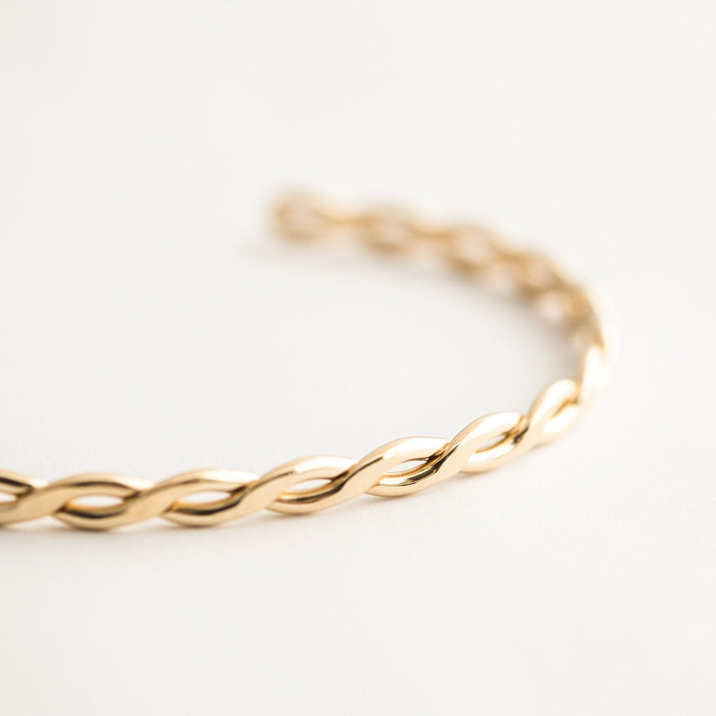 Braided Cuff Bracelet by Simple & Dainty Jewelry